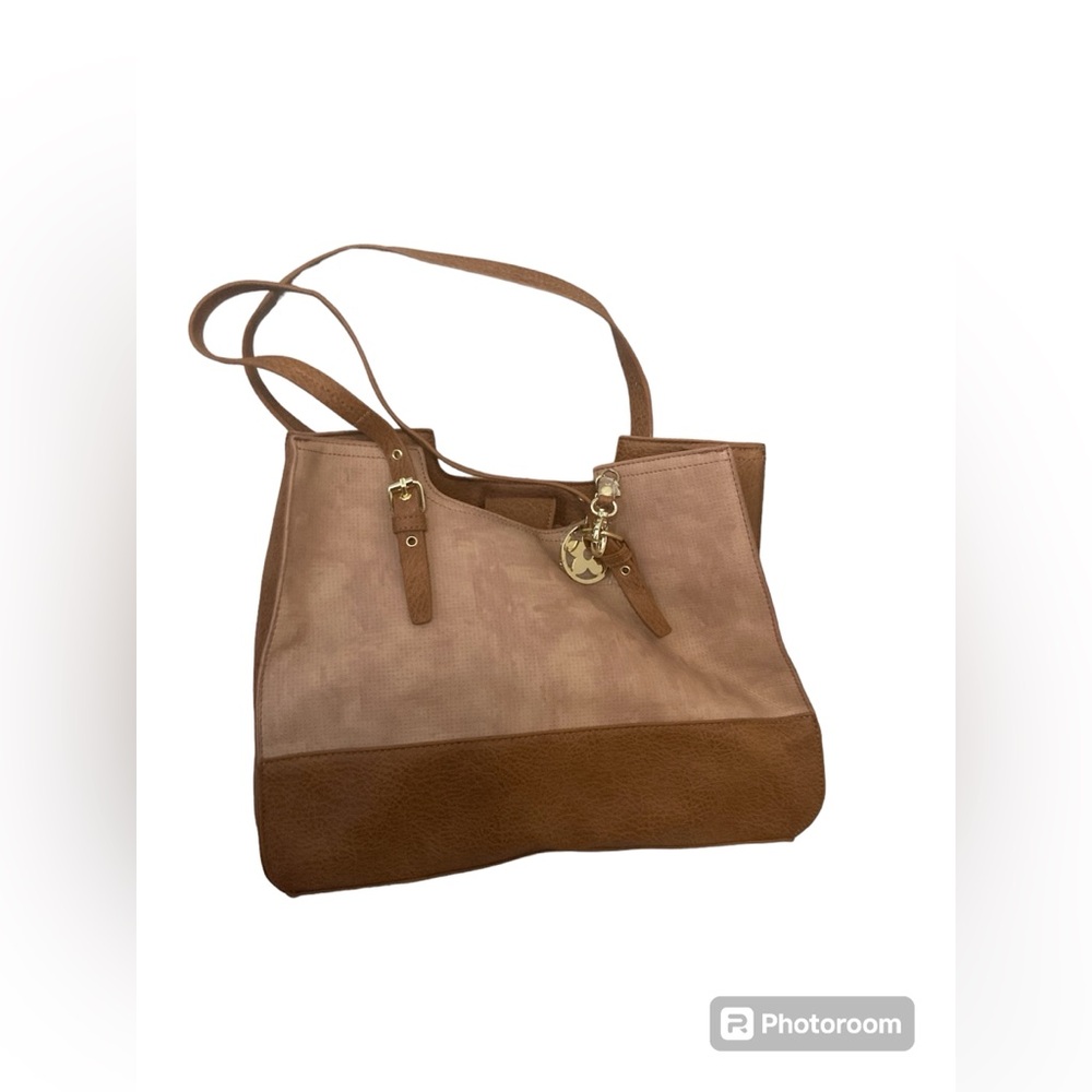 Bueno Pink and Brown Purse - Picture 1 of 6